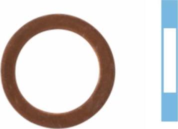 Corteco 005565S - Уплотнительное кольцо, резьбовая пробка маслосливного отверстия autodif.ru
