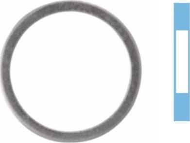 Corteco 005501H - Уплотнительное кольцо, резьбовая пробка маслосливного отверстия autodif.ru