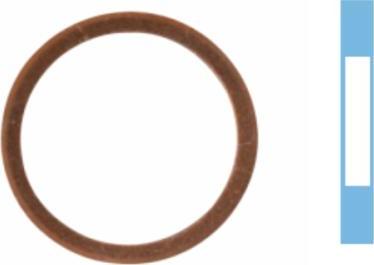 Corteco 005699S - Уплотнительное кольцо, резьбовая пробка маслосливного отверстия autodif.ru