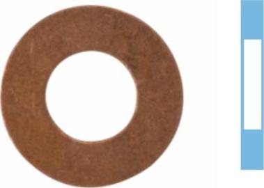 Corteco 005696S - Уплотнительное кольцо, резьбовая пробка маслосливного отверстия autodif.ru