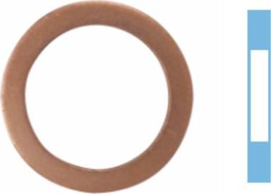 Corteco 005660S - Уплотнительное кольцо, резьбовая пробка маслосливного отверстия autodif.ru