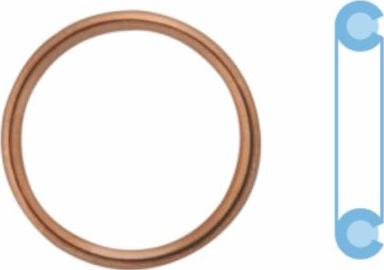 Corteco 005709S - Уплотнительное кольцо, резьбовая пробка маслосливного отверстия autodif.ru