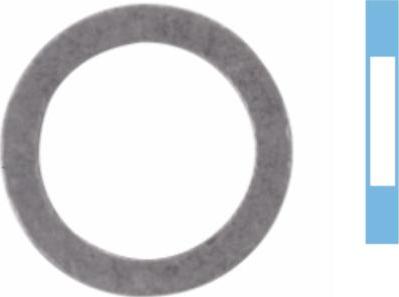 Corteco 005700S - Уплотнительное кольцо, резьбовая пробка маслосливного отверстия autodif.ru