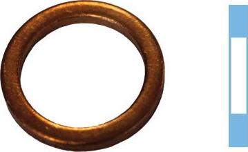 Corteco 005783H - Уплотнительное кольцо, резьбовая пробка маслосливного отверстия autodif.ru
