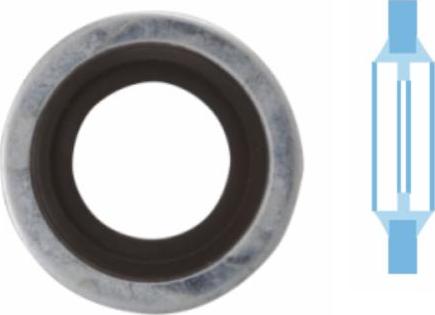 Corteco 006337H - Уплотнительное кольцо, резьбовая пробка маслосливного отверстия autodif.ru