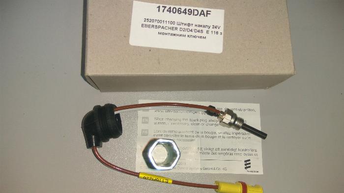 DAF 1740649 - Свеча накала, автономное отопление autodif.ru