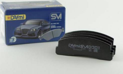 Dafmi D301SM - Тормозные колодки, дисковые, комплект autodif.ru