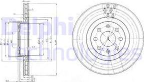 Delphi BG3944 - Тормозной диск autodif.ru
