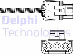 Delphi ES10996-12B1 - Лямбда-зонд, датчик кислорода autodif.ru