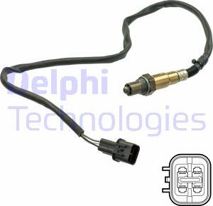 Delphi ES21157-12B1 - Лямбда-зонд, датчик кислорода autodif.ru