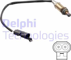 Delphi ES21337-12B1 - Лямбда-зонд, датчик кислорода autodif.ru