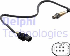 Delphi ES21322-12B1 - Лямбда-зонд, датчик кислорода autodif.ru