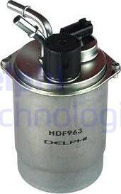 Delphi HDF963 - Топливный фильтр autodif.ru