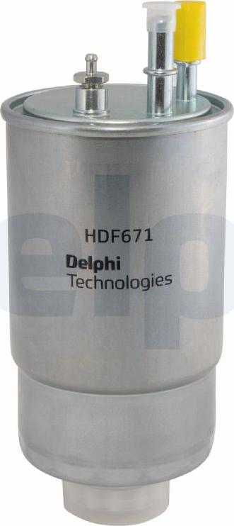 Delphi HDF671 - Топливный фильтр autodif.ru