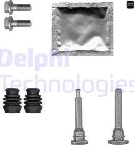 Delphi KS1065 - Комплект направляющей гильзы, тормозной поршень autodif.ru