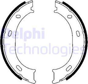 Delphi LS1905 - Комплект тормозов, ручник, парковка autodif.ru