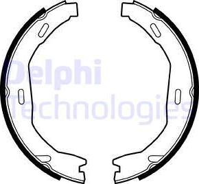 Delphi LS2006 - Комплект тормозов, ручник, парковка autodif.ru