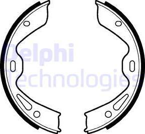 Delphi LS2120 - Комплект тормозов, ручник, парковка autodif.ru