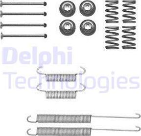Delphi LY1392 - Комплектующие, барабанный тормозной механизм autodif.ru