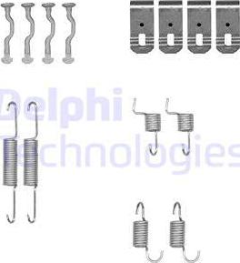 Delphi LY1351 - Монтажный комплект барабанных колодок autodif.ru