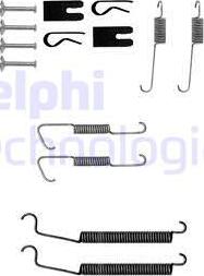 Delphi LY1304 - Комплектующие, барабанный тормозной механизм autodif.ru