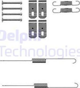 Delphi LY1382 - Комплектующие, барабанный тормозной механизм autodif.ru