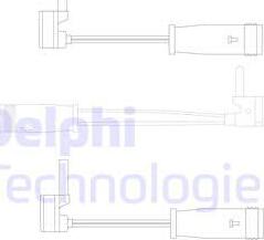 Delphi LZ0163 - Сигнализатор, износ тормозных колодок autodif.ru