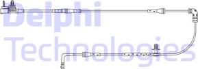 Delphi LZ0319 - Сигнализатор, износ тормозных колодок autodif.ru