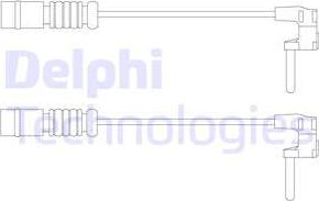 Delphi LZ0230 - Сигнализатор, износ тормозных колодок autodif.ru