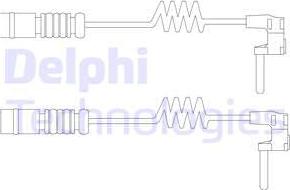 Delphi LZ0232 - Сигнализатор, износ тормозных колодок autodif.ru