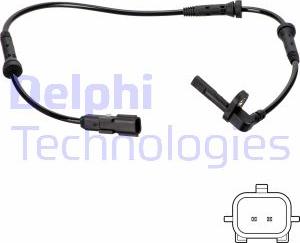 Delphi SS20750 - Датчик ABS, частота вращения колеса autodif.ru