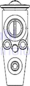 Delphi TSP0585120 - Расширительный клапан, кондиционер autodif.ru