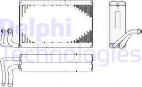 Delphi TSP0525182 - Испаритель, кондиционер autodif.ru