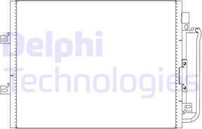 Delphi TSP0225592 - Конденсатор кондиционера autodif.ru