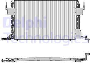 Delphi TSP0225021 - Радиатор кондиционера autodif.ru