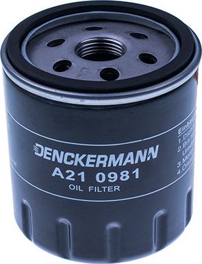 Denckermann A210981 - Масляный фильтр autodif.ru