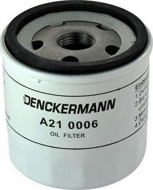 Denckermann A210006 - Масляный фильтр autodif.ru