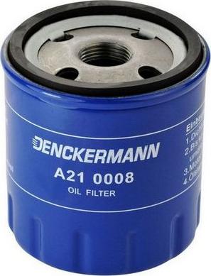 Denckermann A210008 - Масляный фильтр autodif.ru