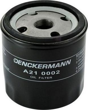 Denckermann A210002 - A210002_фильтр масляный!\ Opel Ascona/Astra/Omega/Kadett/Vectra 1.3-3.0i 85> autodif.ru