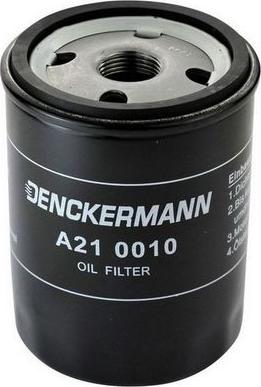 Denckermann A210010 - Масляный фильтр autodif.ru
