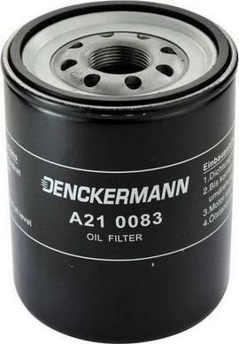 Denckermann A210083 - Масляный фильтр autodif.ru