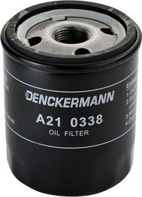 Denckermann A210338 - Масляный фильтр autodif.ru
