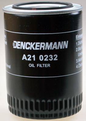 Denckermann A210232 - Масляный фильтр autodif.ru