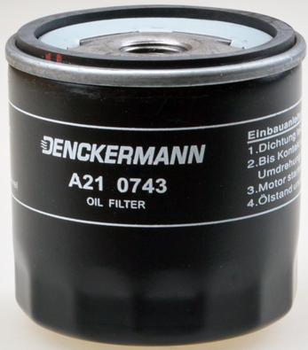 Denckermann A210743 - Масляный фильтр autodif.ru
