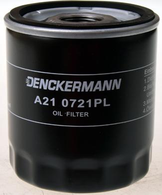 Denckermann A210721PL - Масляный фильтр autodif.ru
