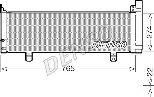 Denso DCN50129 - Конденсатор кондиционера autodif.ru