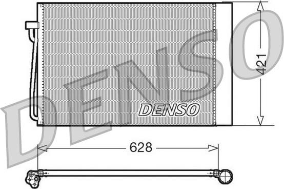 Denso DCN05018 - Конденсатор кондиционера autodif.ru