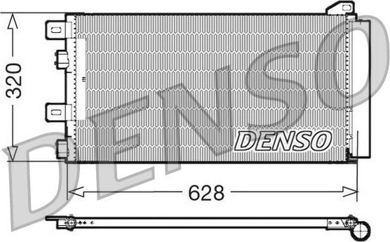 Denso DCN05101 - Конденсатор кондиционера autodif.ru