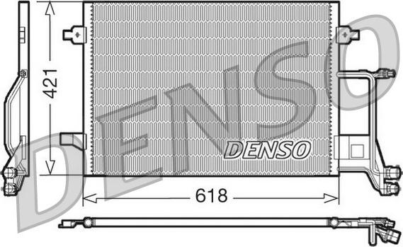 Denso DCN02013 - Конденсатор кондиционера autodif.ru
