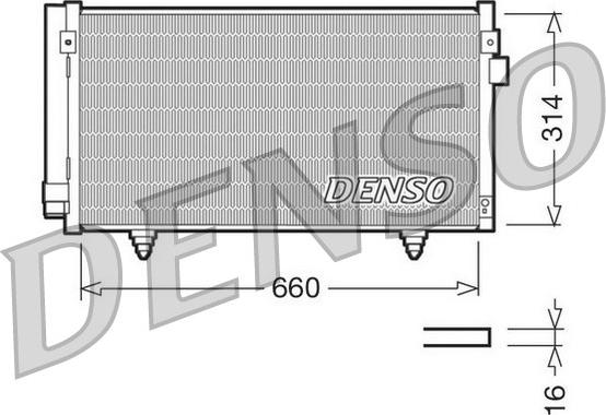 Denso DCN36003 - Конденсатор кондиционера autodif.ru